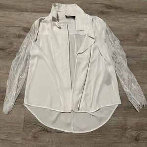 Kooples white lace blouse
